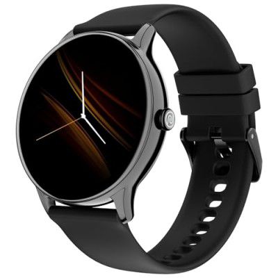 Noise Twist Go Round dial Smartwatch with BT Calling (Jet Black)