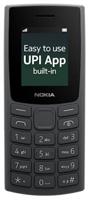 Nokia All-New 105 Single Sim Keypad Phone with Built-in UPI Payments