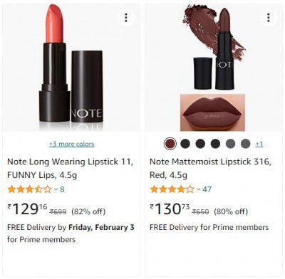 NOTE Makeup Accessories upto 80% off