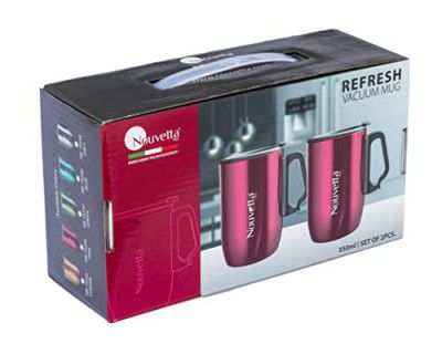 Nouvetta REFRESH VACCUM MUG SET of 2PC 350ML - COPPER