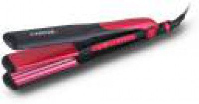 NOVA 3 in 1 NHS 801 Hair Straightener  (Black, Pink)