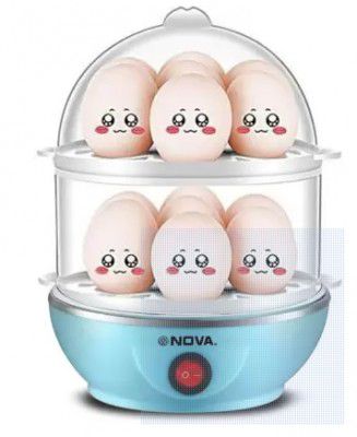 NOVA Double Layer Electric Egg Boiler NEC 1532 Egg Cooker  (Blue, 14 Eggs)