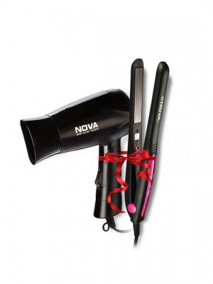 NOVA NHP 8100 Hair Dryer & NHS 840 Hair Straightener