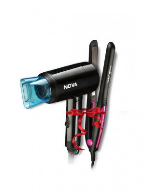 NOVA NHP 8105 Hair Dryer & NHS 840 Hair Straightener