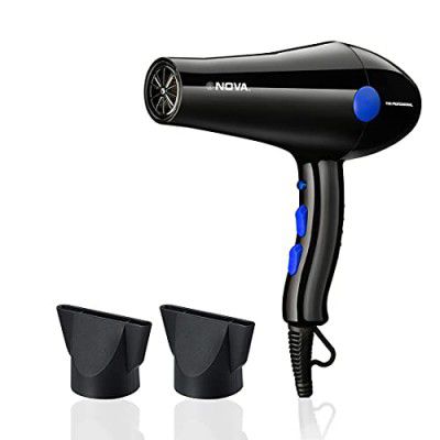 Nova NHP 8211 1800 Watts Proffesional Hair Dryer for Women (Blue)