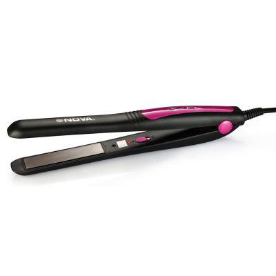 Nova NHS - 840 Selfie Hair Straightener for Women (Pink)