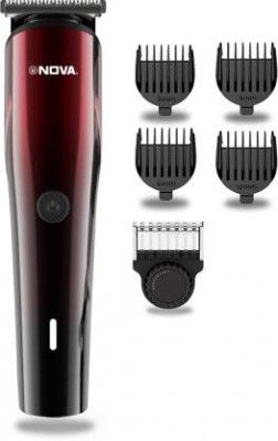 NOVA NHT 1132 Trimmer 150 min Runtime 24 Length Settings  (Black, Red)