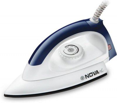 Nova Plus Amaze NI 30 1100 W Dry Iron  (White , Blue)