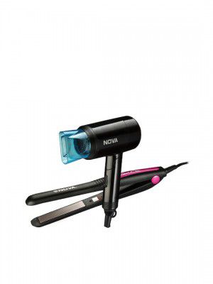 NOVA Set of NHS 840 Hair Straightener & NHP 8105 Hair Dryer