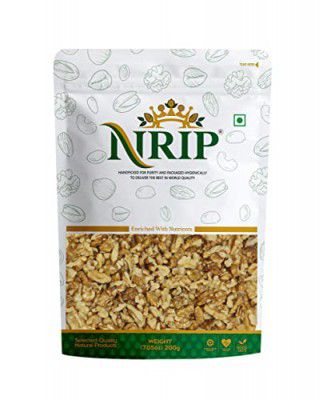 NRIP Walnut Kernels California Broken (Akhrot Giri) [Grade - 8 Pieces] 200 Gm