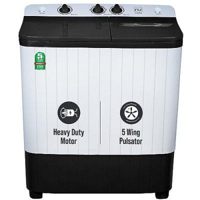 NU 6.5 Kg Semi-Automatic Top Load Washing Machine (WSTLP65GD)