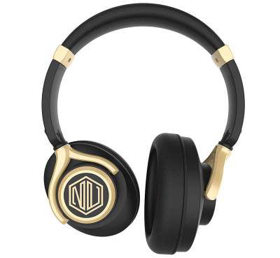 Nu Republic Starboy 2 Over-Ear Wireless Headphones (X-Bass) (Black & Gold)