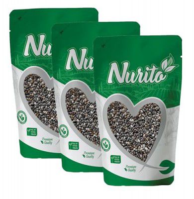 Nurito Dried Fruits Nuts And Seeds (Chia Seeds, 600g (3x200g))