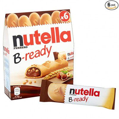 Nutella B-Ready Wafer, 6 X 22 g