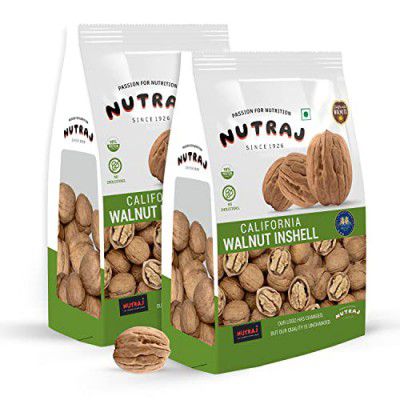 Nutraj California Inshell Walnut 2kg (1kg x 2) | Nutraj California Inshell Walnut