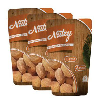 Nutzy Dried Fruits Nuts And Seeds (Dried Apricot/Khurmani, 750g (3x250g))