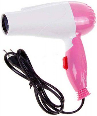 NVA Nova NV-1290 FOLDABLE DRYER Hair Dryer  (1000 W, Pink, White)