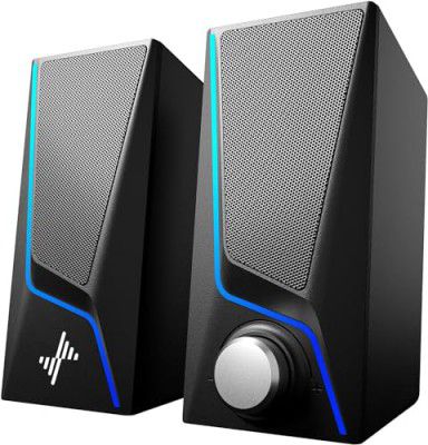 Nylavee Computer Speakers,Pc Speakers With 6 Lighting Modes,Usb Powered Computer Speakers