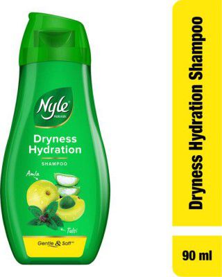 Nyle Naturals Dryness Hydration Shampoo, With Tulsi, Amla and Aloe Vera,Gental & Soft  (90 ml)