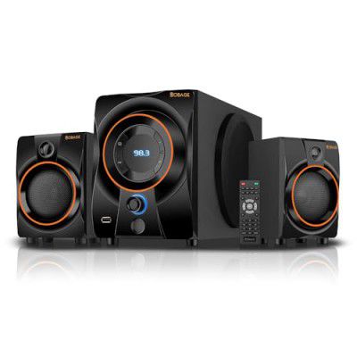 OBAGE Essential-4 2.1 Home Theatre System 60 Watt with HDMI ARC, Digital Bass Treble Control,BT 5.3v, USB,FM and AUX