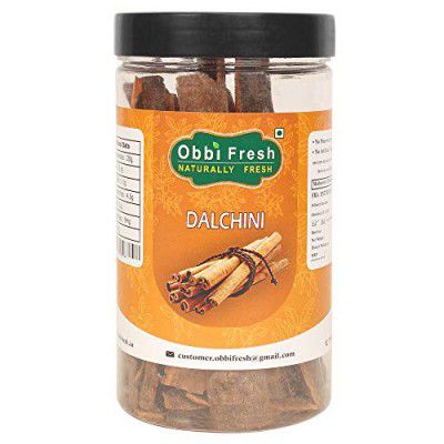 obbi fresh premium Cinnamon Organic 100% Pure (Dalchini Stick) jar packed (100)