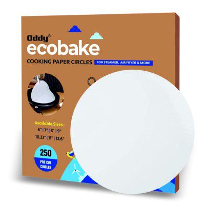 Oddy Baking Paper Circles | 250 Pre-Cut Rounds, 11 inch Circle