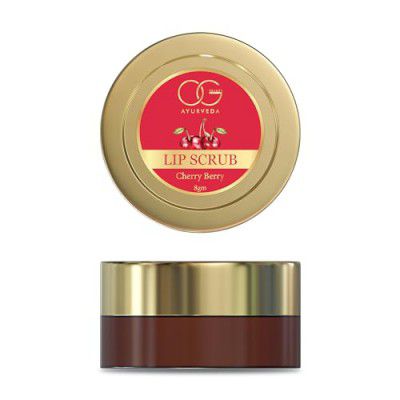 OG BEAUTY AYURVEDA Cherry Berry Lip Scrub 8 Gm