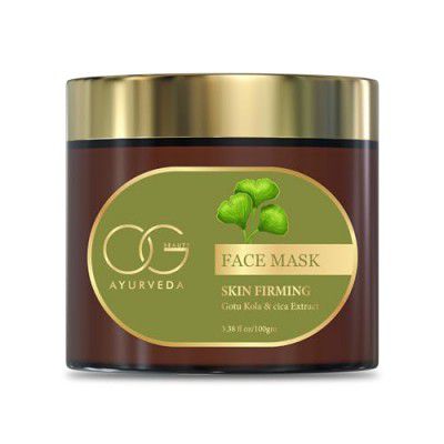 OG BEAUTY AYURVEDA Skin Firming Gotu Kola & Cica Extract Face Mask 100 GM