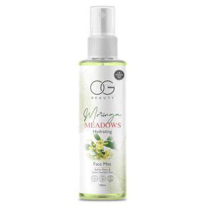 OG BEAUTY Moringa Meadows Hydrating Face Mist - Nourishing Facial Spray, 100 ML for Radiant Skin