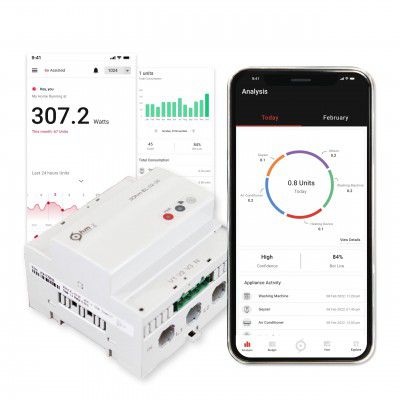 Ohm Assistant Electricity Usage Monitoring Device for Home - Wi-Fi Enabled (Three Phase)