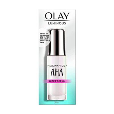 Olay AHA Face Serum with Niacinamide l Acne Spot Reduction l Even Glow & Smooth Texture l Normal, Oily, Dry & Combination Skin l Parabens & Sulphate-free l 30ml