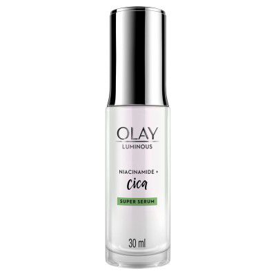 Olay Luminous Cica Super Serum,30 ml| with 99% pure Niacinamide,White,