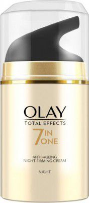 OLAY Total Effects Night Cream with Vitamin C,Niacinamide, Green Tea (50 g)