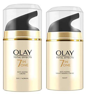 Olay Total Effects Slay All Day Pack - Day Cream 50gm + Night Cream 50 gm | Pack of 2