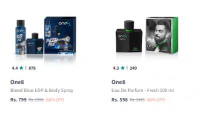 One 8 Parfum & Body Spray Minimum 60% Off