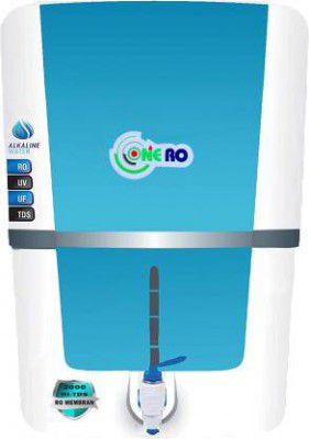 ONE RO Premium Alkaline Water Purifier Japanese UV Lamp And High 3000 TDS Membrane 12 L RO + UV + UF + TDS Water Purifier 