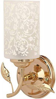 ONECYA Royal Fancy 60-Watts E27 Antique Fancy Handmade Decorative Cylindrical Wall Lamp for Decoration (Multicolor, Pack of 1)(Glass)