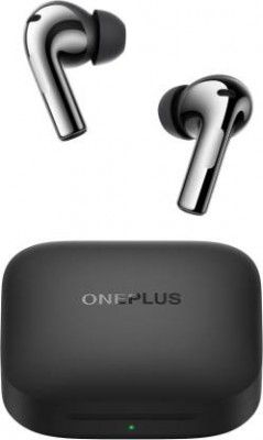 OnePlus Buds 3 TWS, in Ear Earbuds with Sliding Volume Control and 49dB ANC Bluetooth Gaming Headset  (Metallic Gray IN, True Wireless)