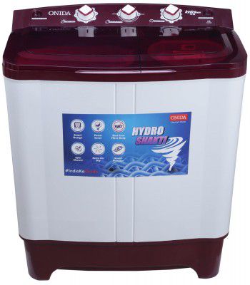 Onida 7 Kg Semi-Automatic Top Loading Washing Machine (S70HSR)