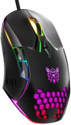 Onikuma CW902 Wired Optical Gaming Mouse  (USB 2.0, Black)