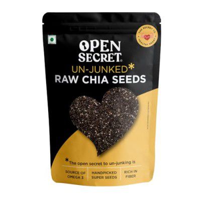 Open Secret Chia Seeds 200g - Raw Chia Seeds | Healthy Snacks | Seeds for Eating | Seeds for Weight Management