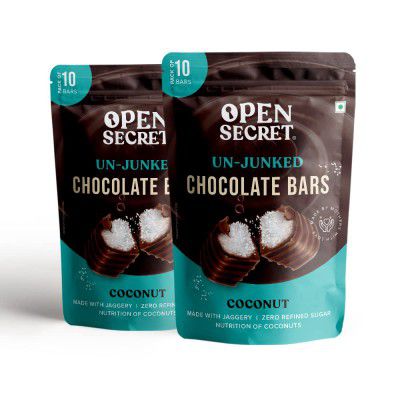 Open Secret Chocolate Gift Pack Box Hamper | Pack of 2 - 10 Chocolate Bar Each