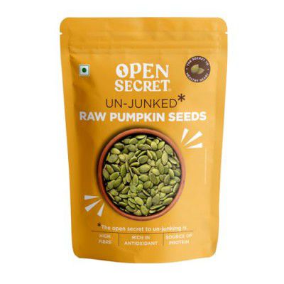 Open Secret Pumpkin Seeds 200g | Raw Pumpkin Seeds, Immunity Booster and Protein-Rich Seeds | Healthy Diet Snacks | Weight Management | Rich in Fibre