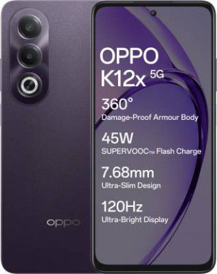 OPPO K12x 5G (Midnight Voilet, 128 GB | 6 GB RAM)