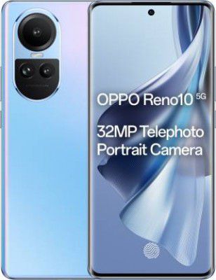 OPPO Reno10 5G (Ice Blue, 256 GB)  (8 GB RAM)