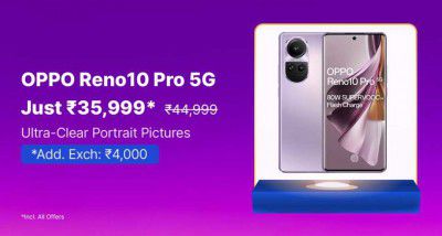 OPPO Reno10 Pro 5G @ ₹35,999 on Flipkart's Big Billion Days Sale