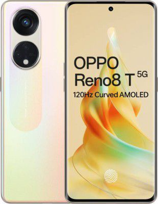 OPPO Reno8T 5G (Sunrise Gold, 128 GB | 8 GB RAM)