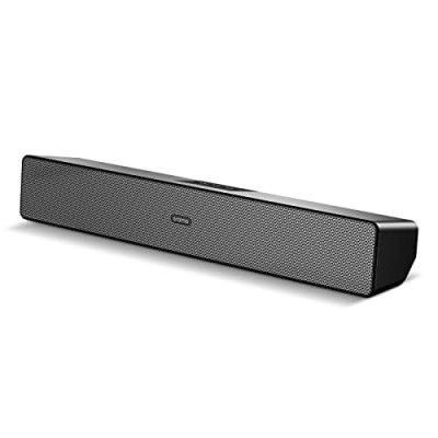 Oraimo 16W Wireless Bluetooth Soundbar 12Hrs Playback, HD Stereo Soundbar for Phone/PC/TV/Laptop/Tablets/Projectors,Multi Modes Aux/TF Card/USB Drive,45-degree Tilt Premium Design