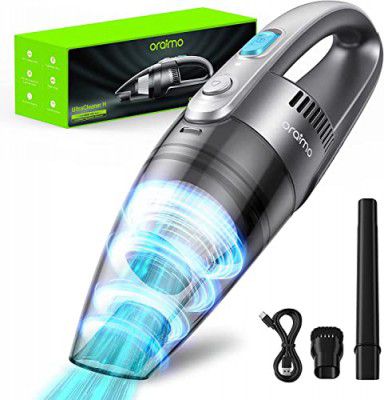 Oraimo Handheld Vacuum Ultra Lightweight Hand Held Vacuuming Cordless Rechargeable 3.5H Fast-Charge