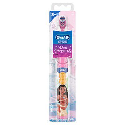 Oral B Pro-Health Stages Power Battery Toothbrush for Kid, Manual with color Pink - 1 Each